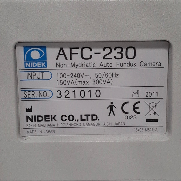 Nidek AFC-230 Auto Fundus Camera