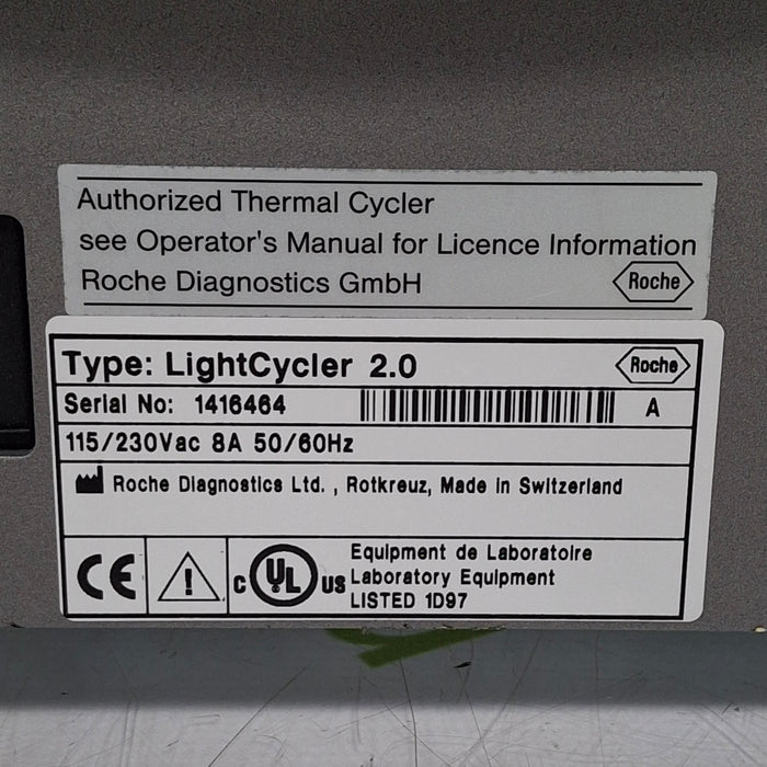 Roche Diagnostics LightCycler 2.0 Thermal Cycler