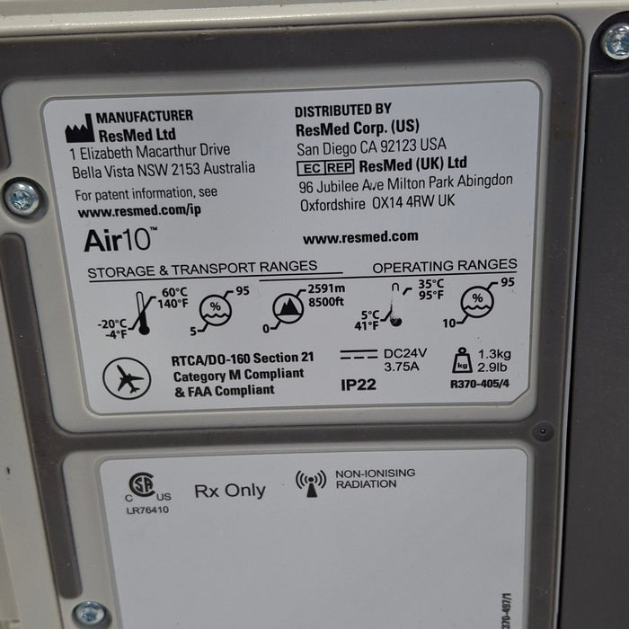 ResMed AirCurve 10 CPAP Machine