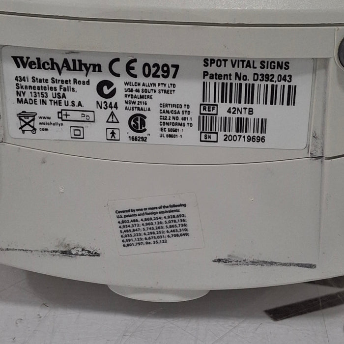 Welch Allyn Spot 420 - NIBP, Temp, Nellcor SpO2 Vital Signs Monitor