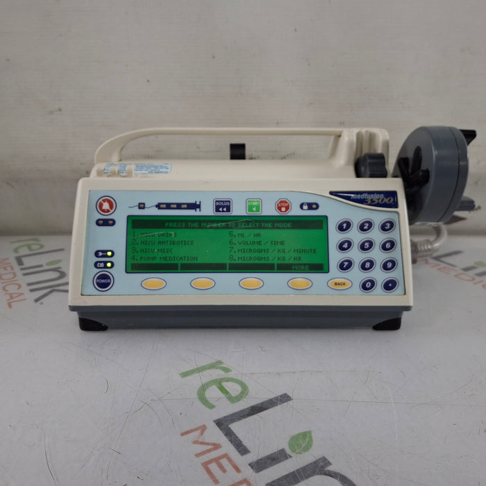 Smiths Medical Medfusion 3500 Syringe Infusion Pump