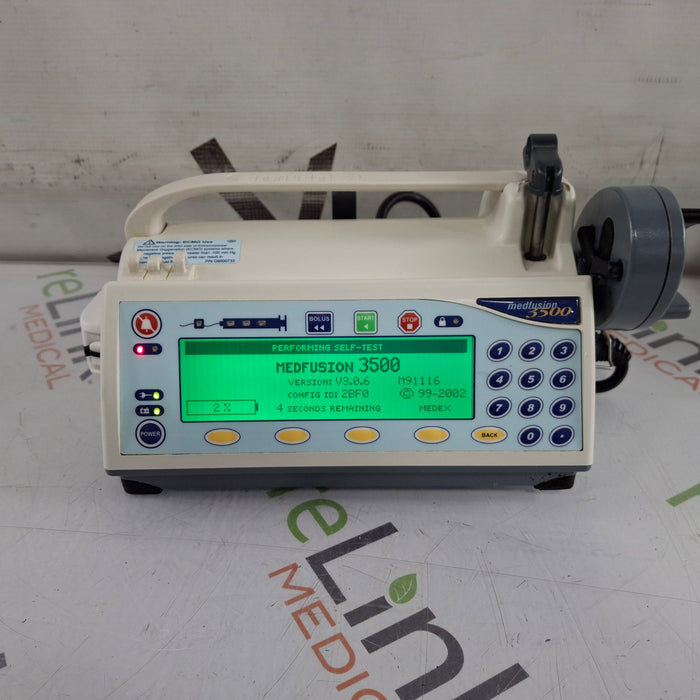 Smiths Medical Medfusion 3500 Syringe Infusion Pump