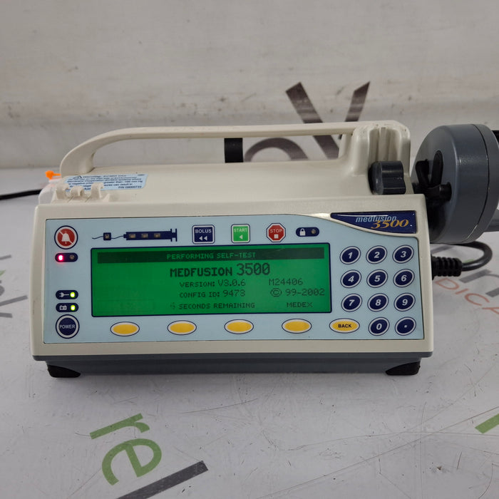 Smiths Medical Medfusion 3500 Syringe Infusion Pump