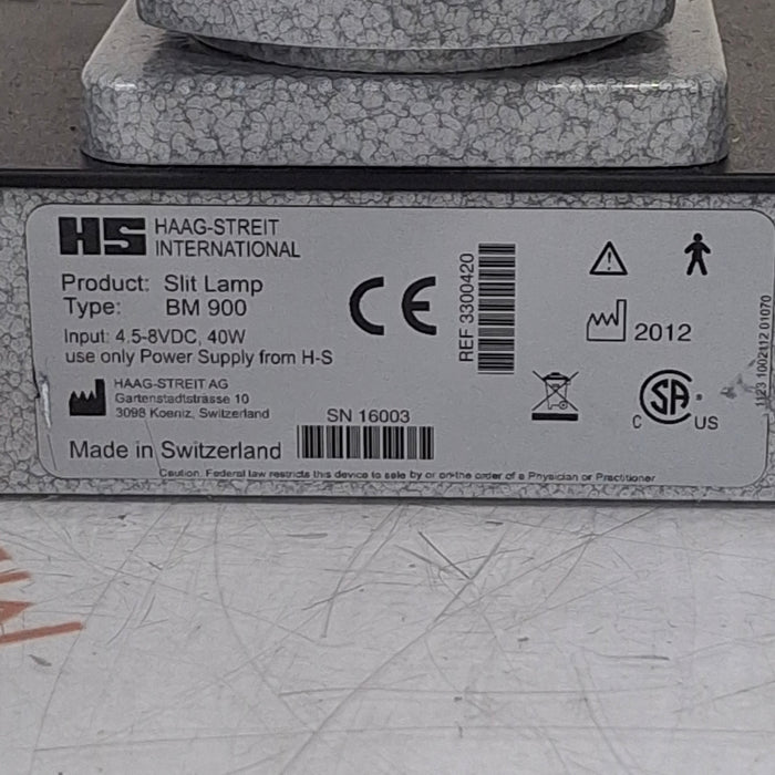 Haag-Streit BM 900 Slit Lamp