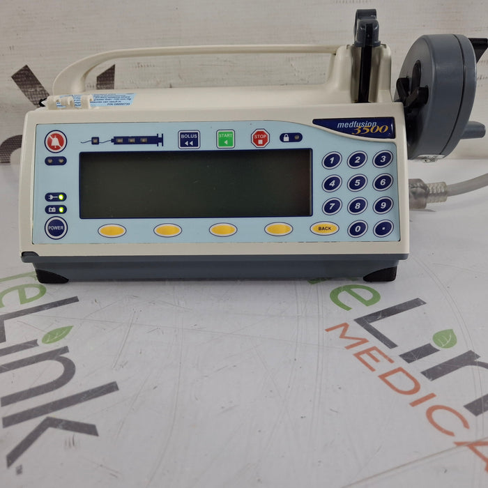 Smiths Medical Medfusion 3500 Syringe Infusion Pump