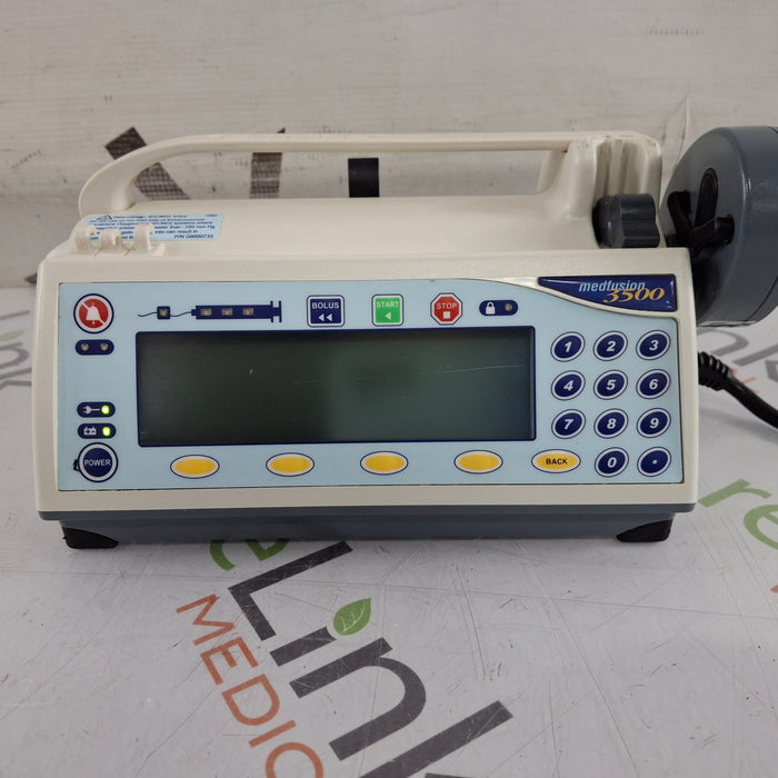 Smiths Medical Medfusion 3500 Syringe Infusion Pump