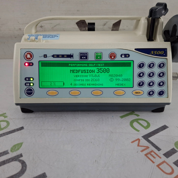 Smiths Medical Medfusion 3500 Syringe Infusion Pump