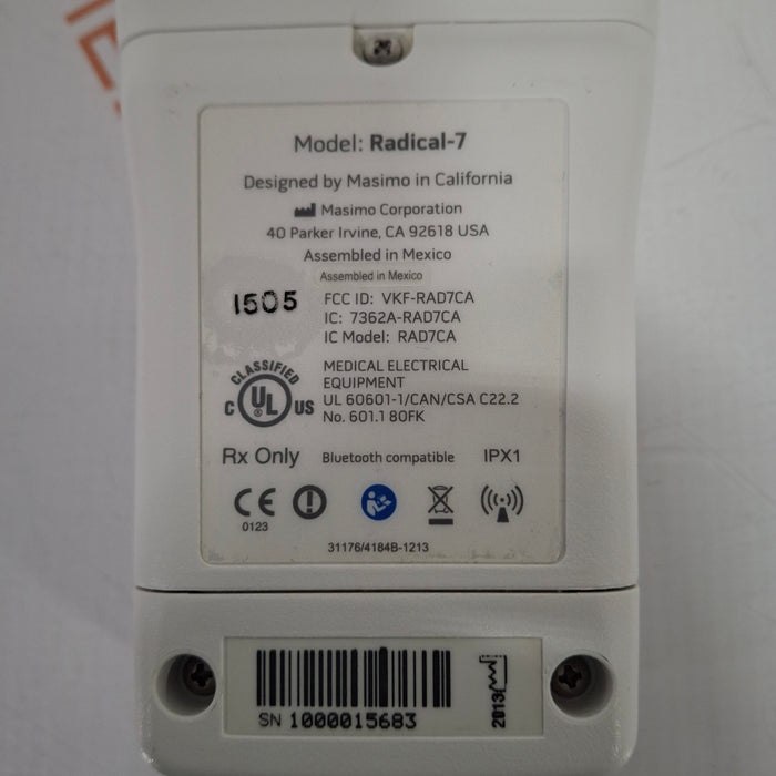 Masimo Radical 7 Pulse Oximeter w/ Base