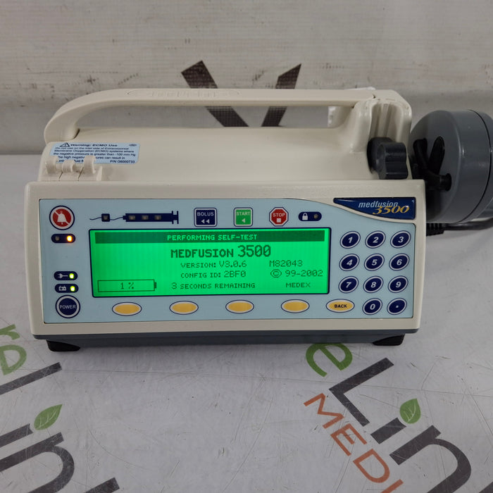 Smiths Medical Medfusion 3500 Syringe Infusion Pump