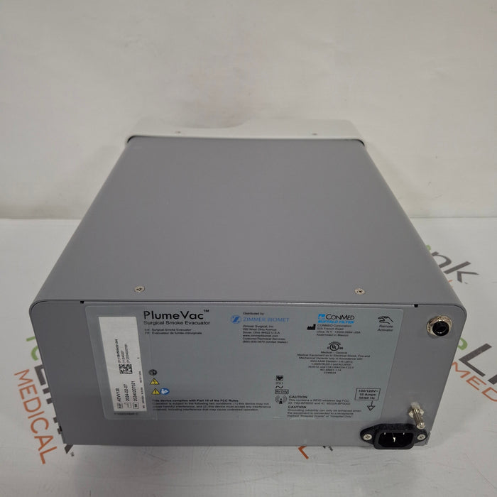 Zimmer PlumeVac AEVV120 Surgical Smoke Evacuator