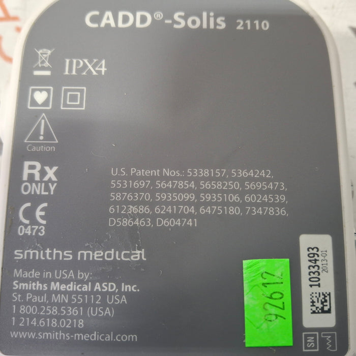 Smiths Medical CADD Solis 2110 Ambulatory Infusion Pump