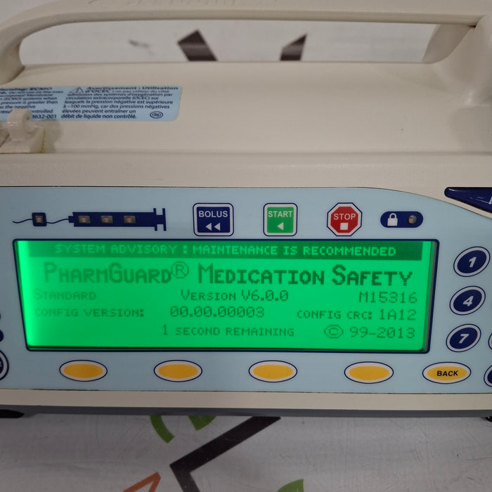 Smiths Medical Medfusion 3500 Syringe Infusion Pump