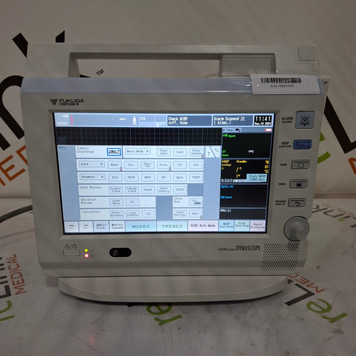 Fukuda Denshi Dynascope DS-8100 Patient Monitor