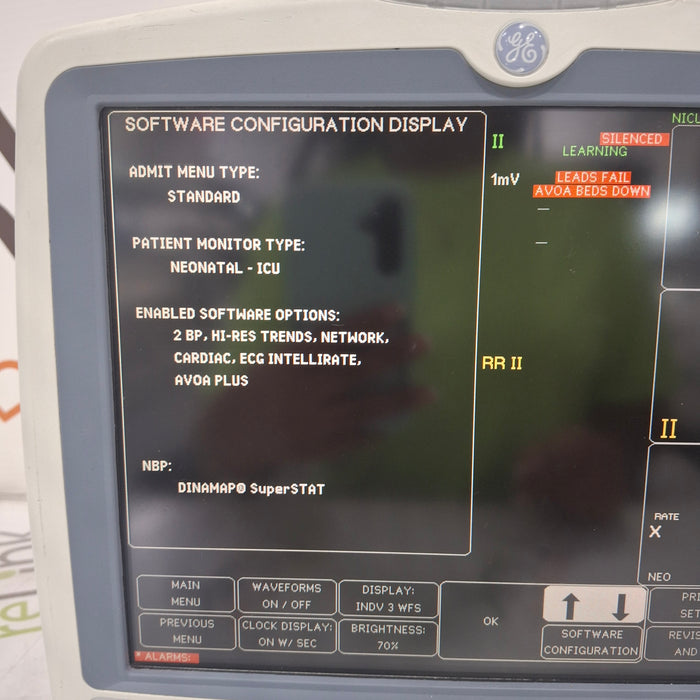 GE Healthcare Dash 5000 - Masimo SpO2 Patient Monitor