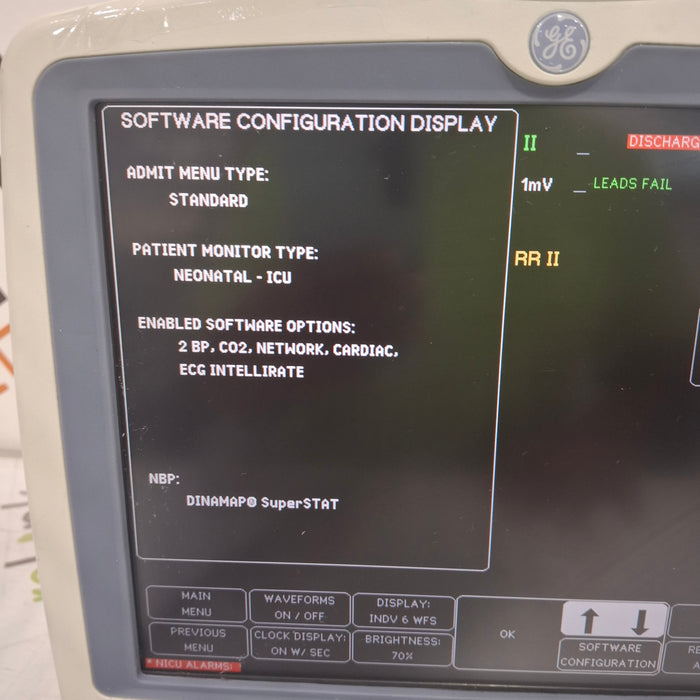 GE Healthcare Dash 5000 - Masimo SpO2 Patient Monitor