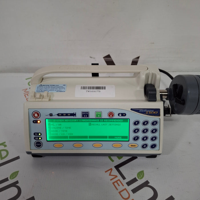 Smiths Medical Medfusion 3500 Syringe Infusion Pump