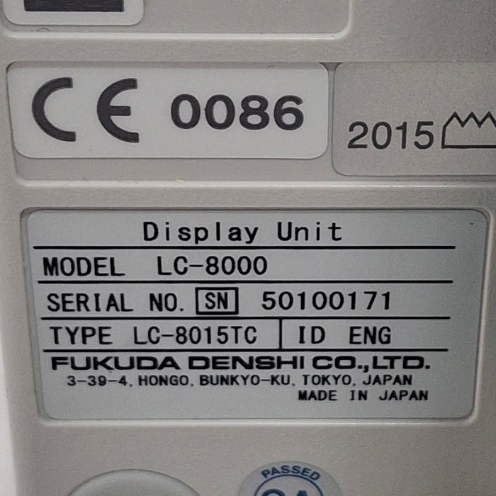 Fukuda Denshi Dynascope DS-8500 Patient Monitor