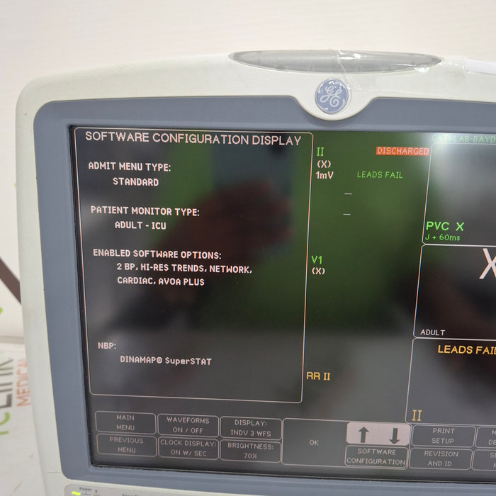 GE Healthcare Dash 5000 - Masimo SpO2 Patient Monitor