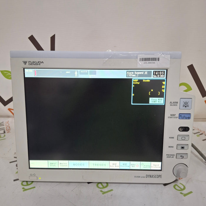 Fukuda Denshi Dynascope DS-8500 Patient Monitor