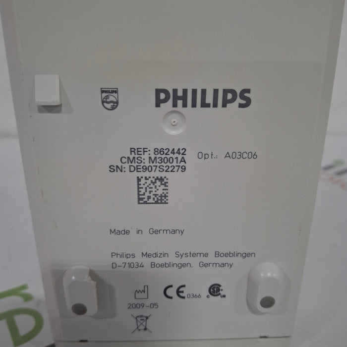 Philips M3001A-A03C06 Masimo SpO2, NIBP, ECG, Temp, IBP MMS Module