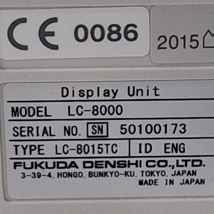 Fukuda Denshi Dynascope DS-8500 Patient Monitor