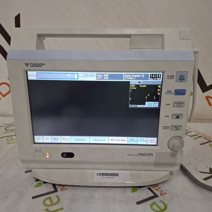 Fukuda Denshi Dynascope DS-8100 Patient Monitor