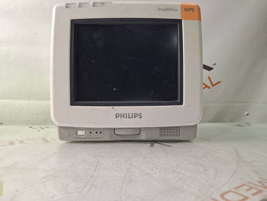 Philips Intellivue MP5 - ECG, Fast SpO2, NIBP, Press, Temp Patient Monitor