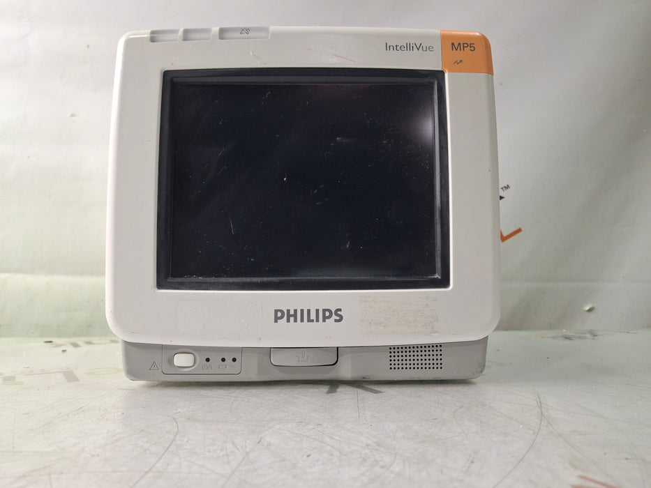 Philips Intellivue MP5 - ECG, Fast SpO2, NIBP, Press, Temp Patient Monitor