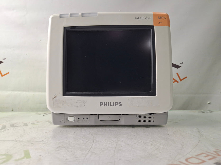 Philips Intellivue MP5 - ECG, Fast SpO2, NIBP Patient Monitor