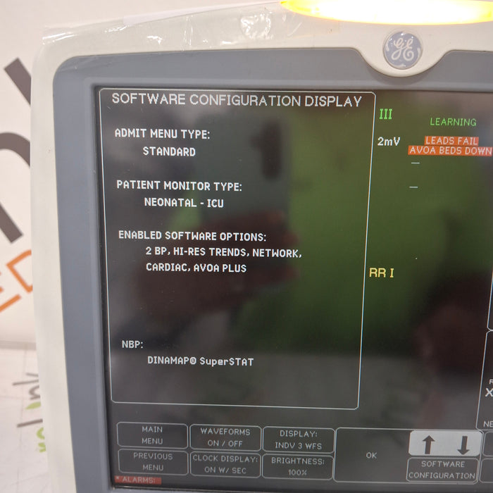 GE Healthcare Dash 5000 - Masimo SpO2 Patient Monitor