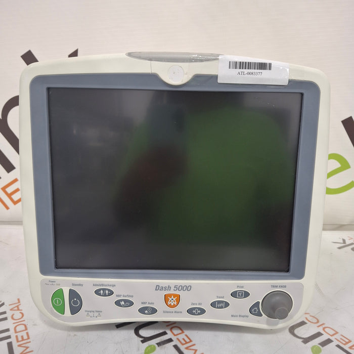 GE Healthcare Dash 5000 - Masimo SpO2 Patient Monitor