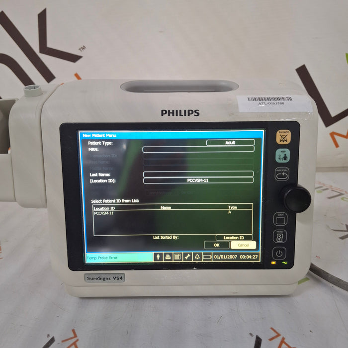 Philips SureSigns VS4 Vital Signs Monitor