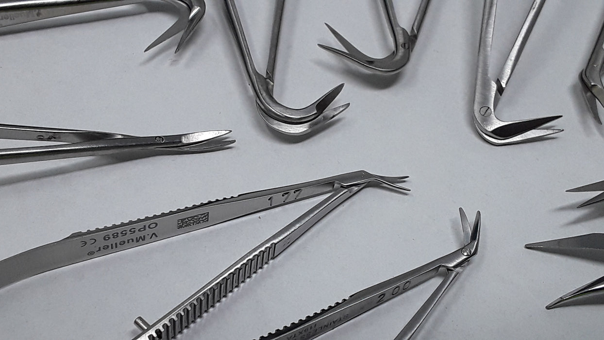 Surgical ENT Optical Micro Scissors Set