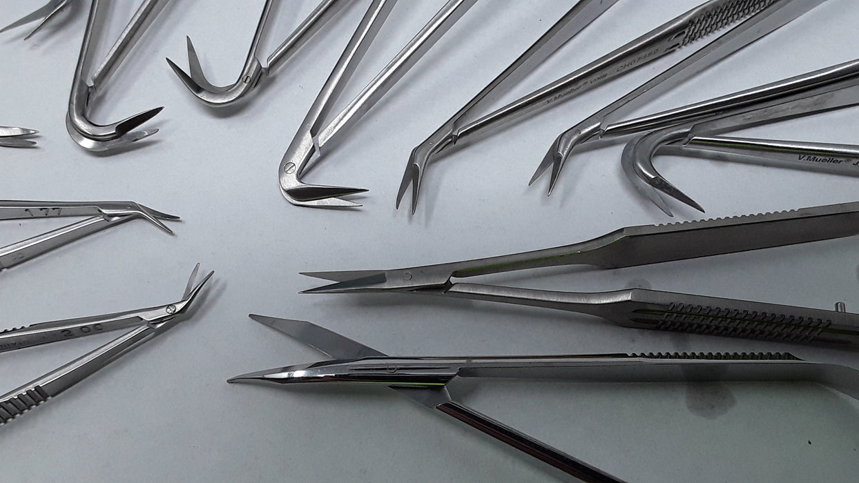 Surgical ENT Optical Micro Scissors Set