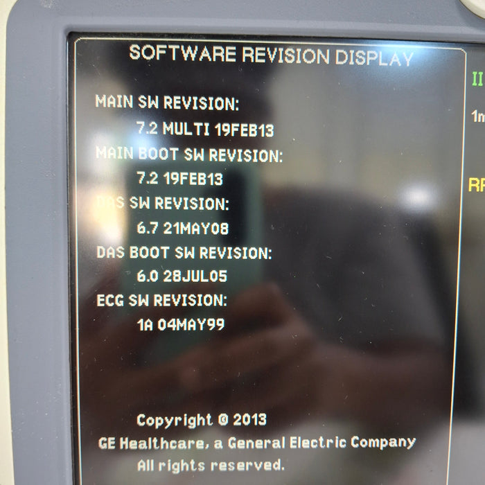 GE Healthcare Dash 5000 - Masimo SpO2 Patient Monitor