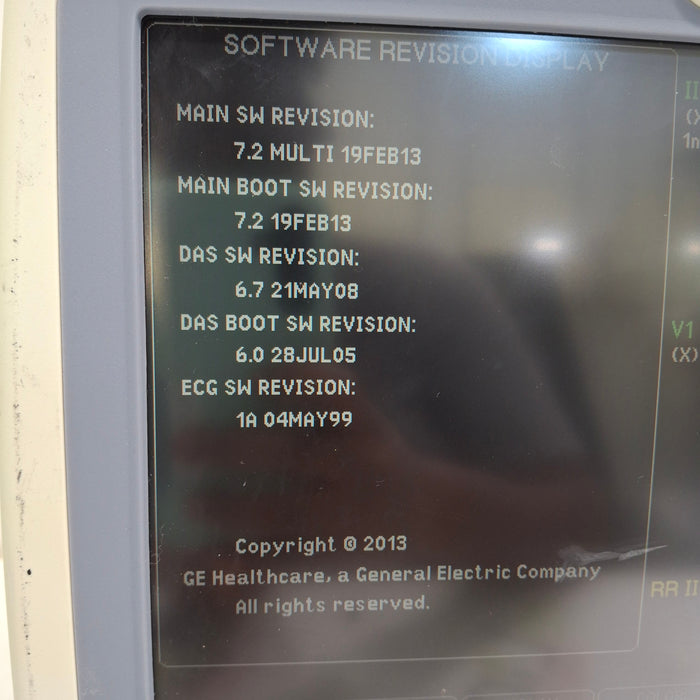 GE Healthcare Dash 5000 - Masimo SpO2 Patient Monitor