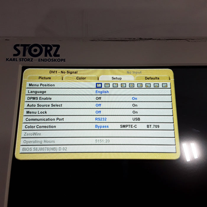 Karl Storz 26" Wideview Surgical Display