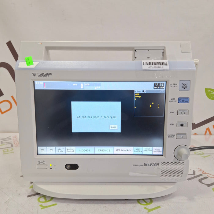 Fukuda Denshi Dynascope DS-8100 Patient Monitor