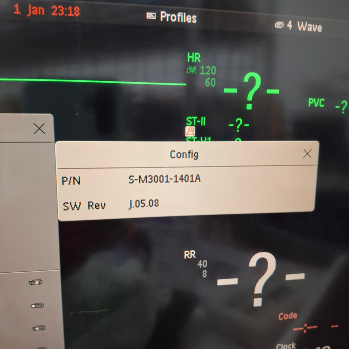 Philips M3001A-C18 Fast SpO2, NIBP, 12 lead ECG, Temp, IBP MMS Module