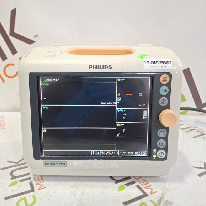 Philips SureSigns VM4 Vital Signs Monitor