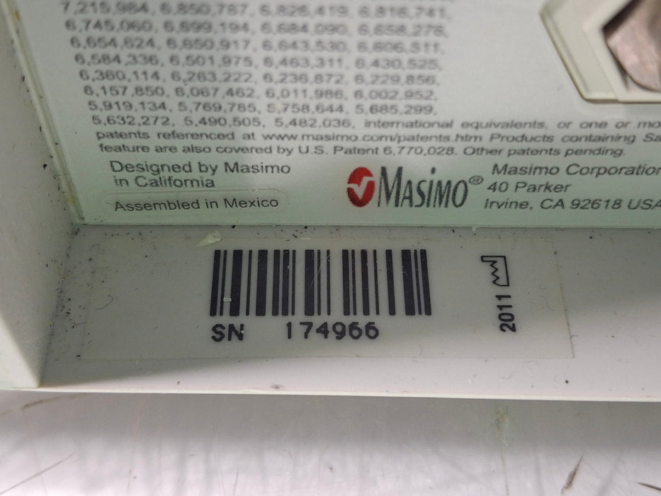 Masimo Radical 7 Pulse Oximeter w/ Base