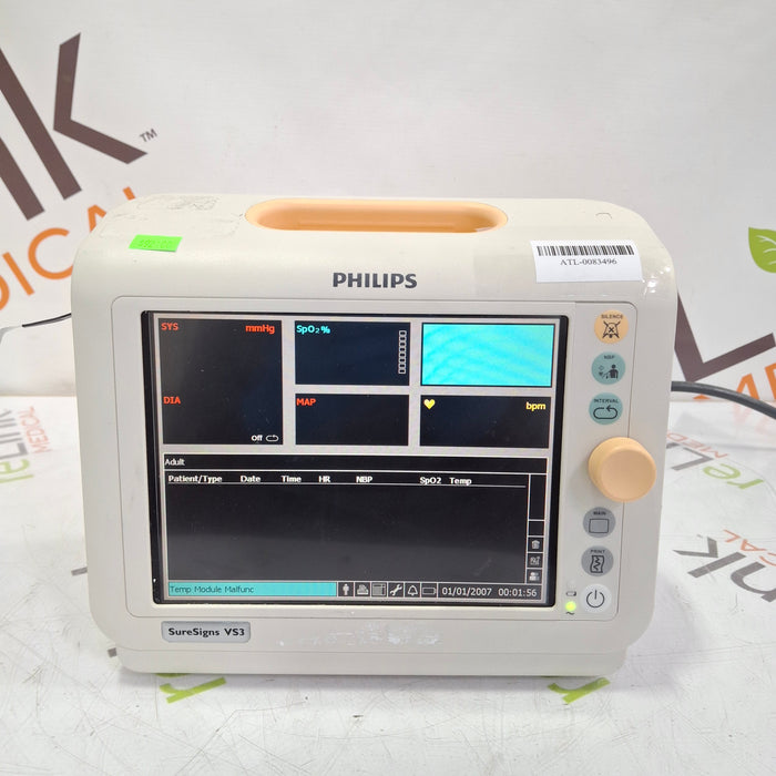 Philips Suresigns VS3 Vital Signs Monitor