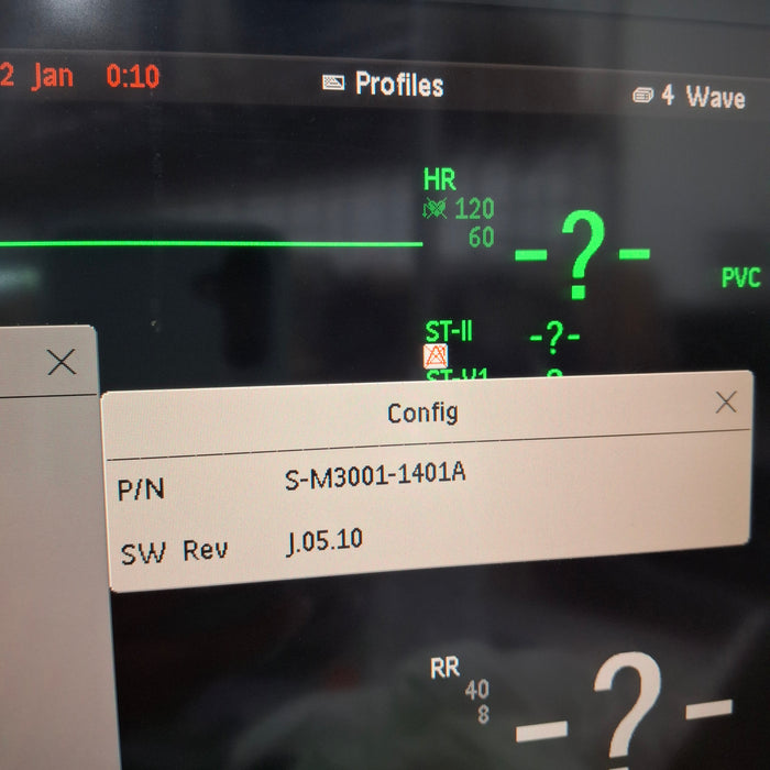 Philips M3001A-C18 Fast SpO2, NIBP, 12 lead ECG, Temp, IBP MMS Module