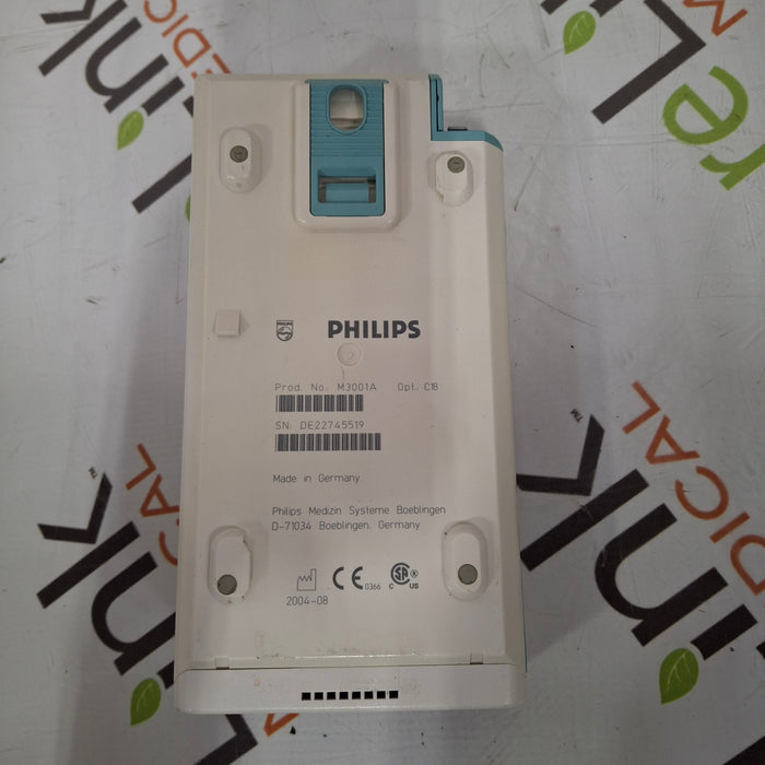 Philips M3001A-C18 Fast SpO2, NIBP, 12 lead ECG, Temp, IBP MMS Module