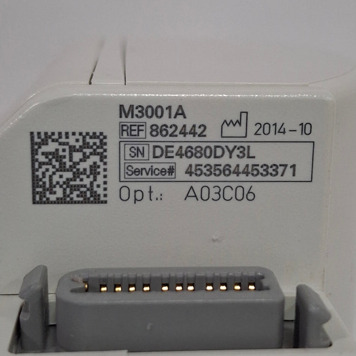 Philips M3001A-A03C06 Masimo SpO2, NIBP, ECG, Temp, IBP MMS Module