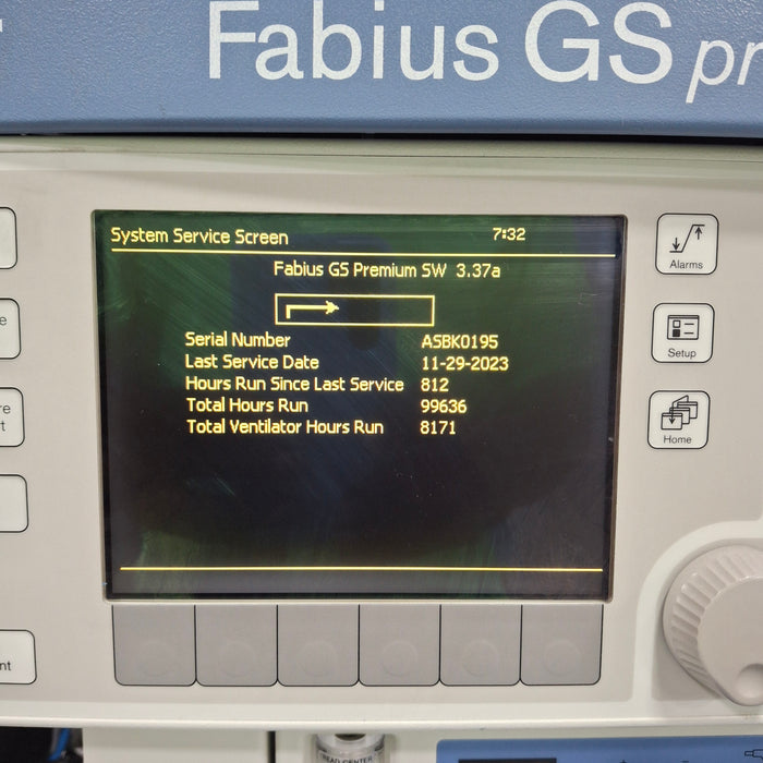 Draeger Medical Fabius GS Premium Anesthesia Machine