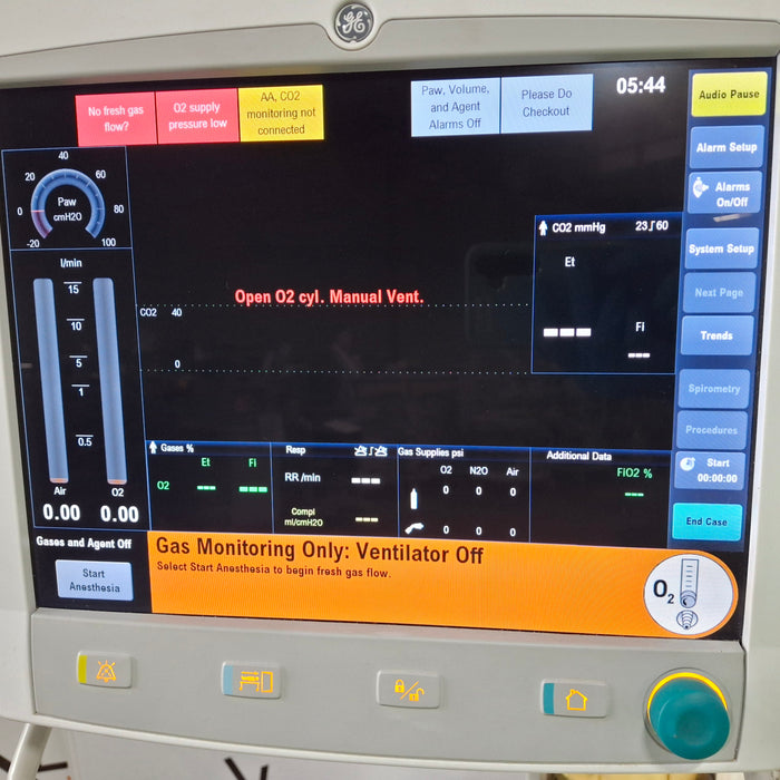 Datex-Ohmeda Aisys Anesthesia Unit