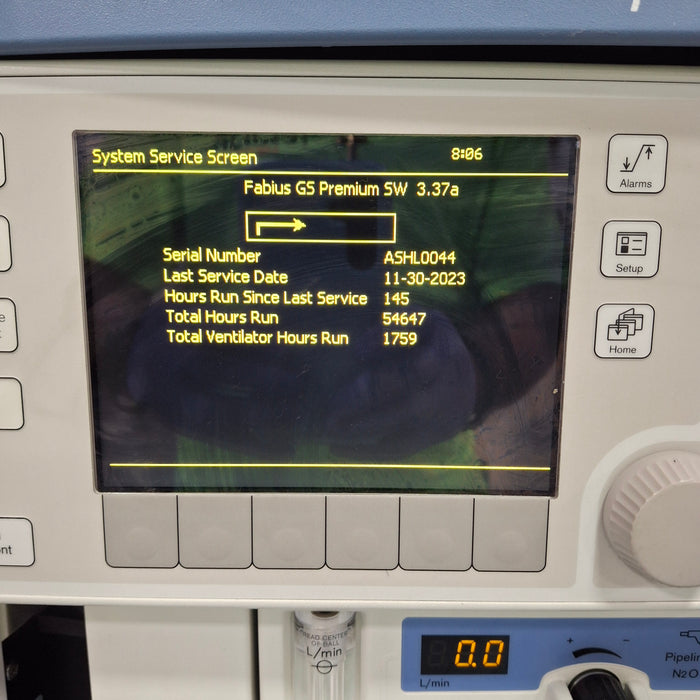 Draeger Medical Fabius GS Premium Anesthesia Machine