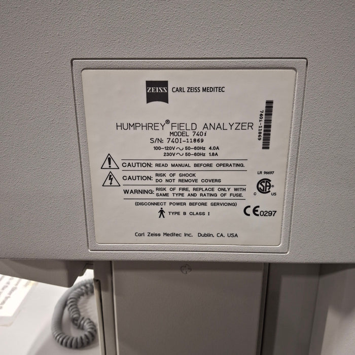 Carl Zeiss Carl Zeiss 740i Humphrey Field Analyzer Ophthalmology reLink Medical