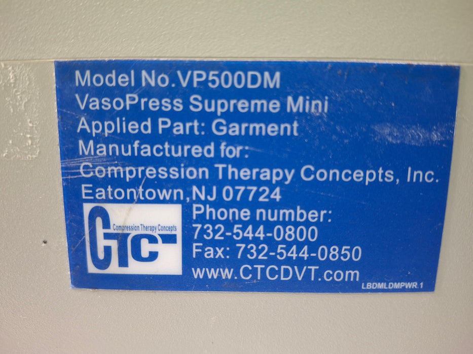 CTC VasoPress Supreme Mini VP500DM Pump